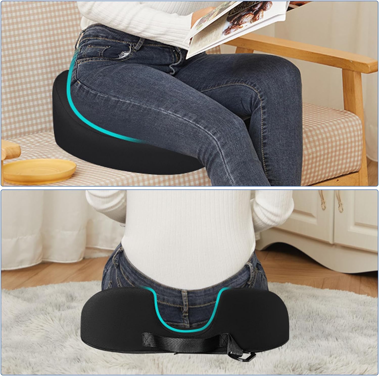 Utilisation du coussin orthopédique